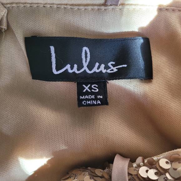 Lulus A moment like this gold sequin bodycon dress - Picture 6 of 9